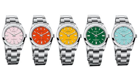 rolex op new colors|Rolex blue chip watches.